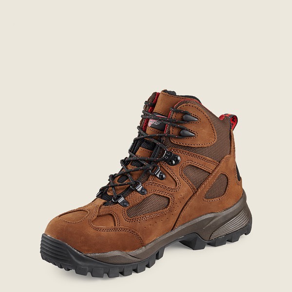 Vandrestøvler Herre - Red Wing Truhiker - 6-Inch Waterproof Safety Toe - Brune - AKPLIV-069